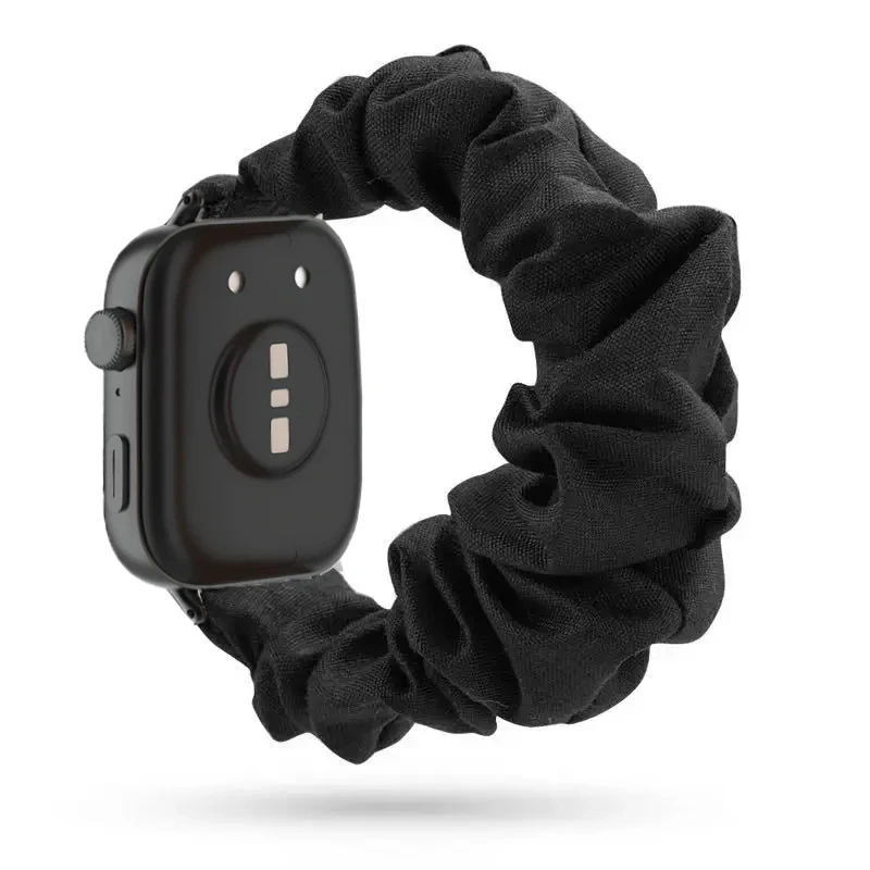 Elastic Nylon Loop Band with Metal Connector for Smartwatch - Adjustable Replacement Bracelet Strap