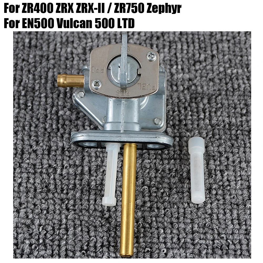 

For Kawasaki ZR400 ZRX ZRX-II ZR750 Zephyr EN500 Vulcan 500 LTD EN 51023-1267 ZR 400 750 Fuel Switch Petcock Gas Tap Valve