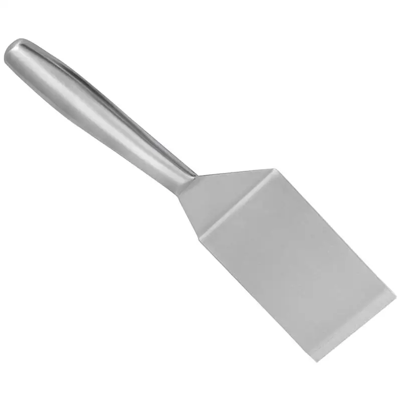 Non-stick Pan Stainless Steel Spatula Metal Flat Spatula Large Fish Turner Grill Barbeque Turner Griddle Scraper for Kitchen kitchen spatula