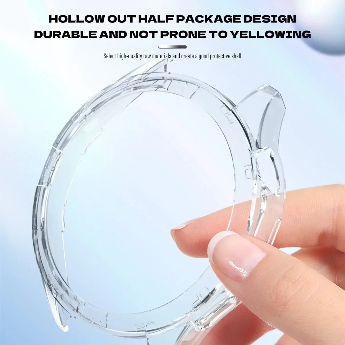 Sleek Protective Bumper Case for Huawei Watch GT 4 46mm (No Screen Protector) - Men's & Women's Accessory