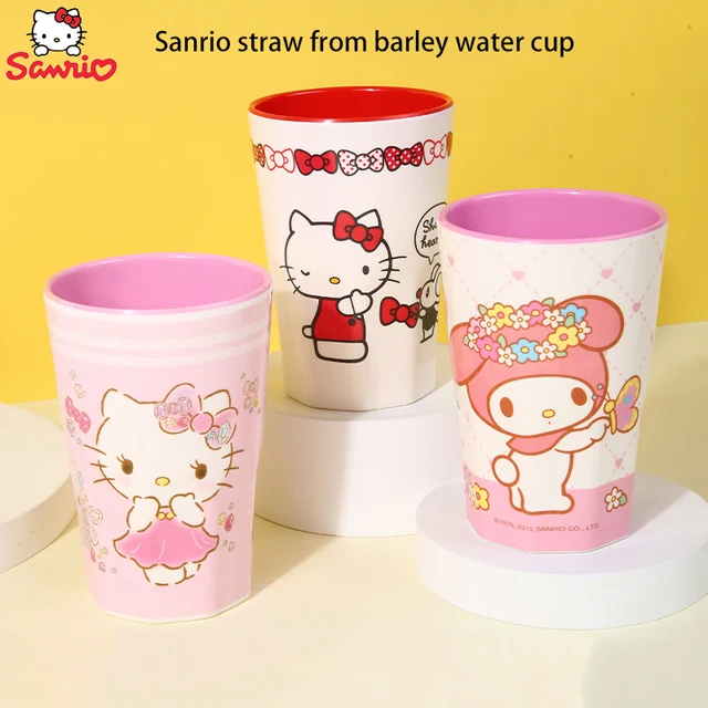 Introducing the Kawaii Sanrio Hello Kitty Water Cup 310Ml: A Fun and Functional Addition to Your Household