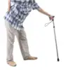 Trekking Poles Collapsible Lightweight Adjustable Walking Pole Walking Sticks for Men and Women Mountaining Backpacking Walking 4