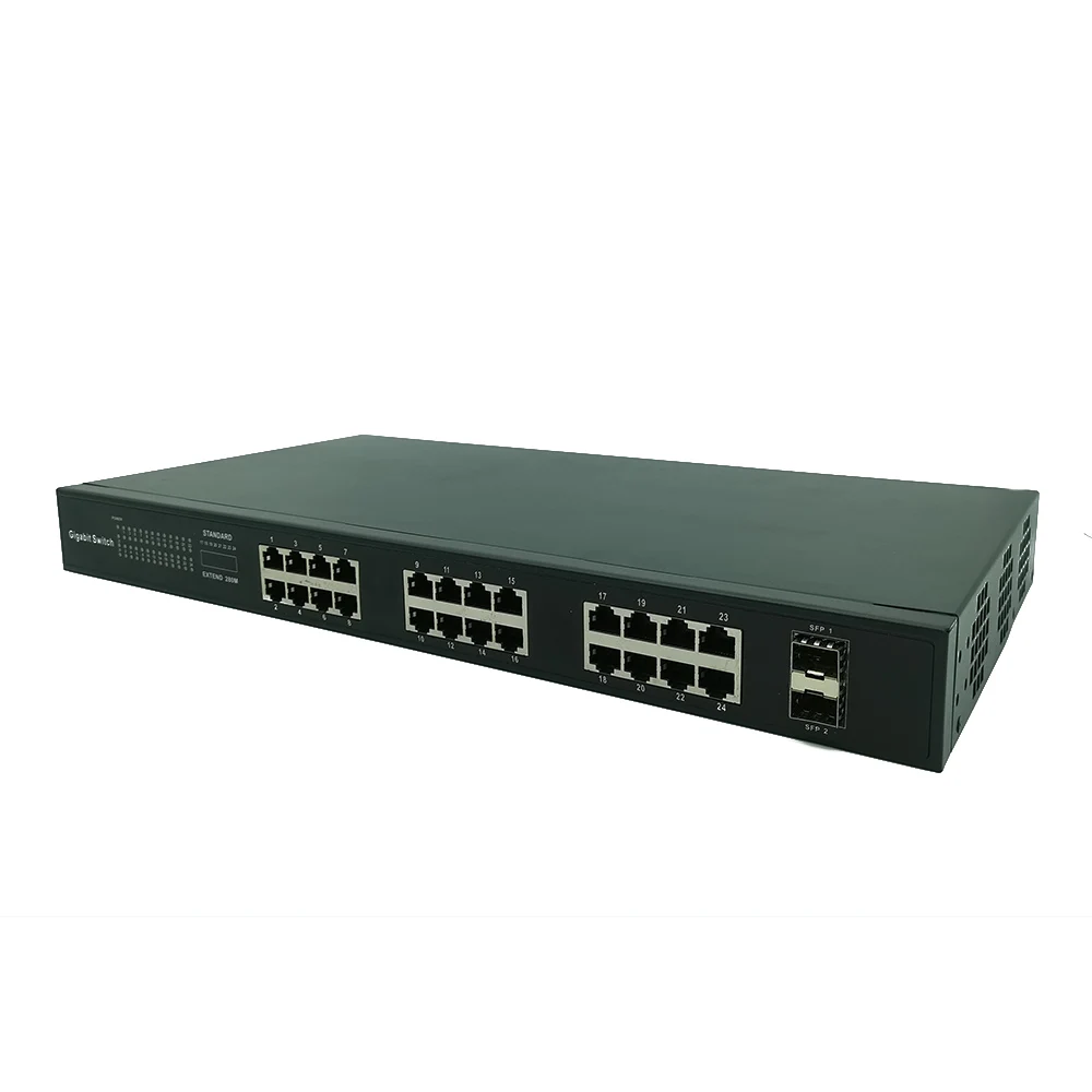 오리지널 24 포트 Poe 스위치, 최고의 가격 모든 기가비트 스위치 Poe 24 포트 10/100/1000mbps