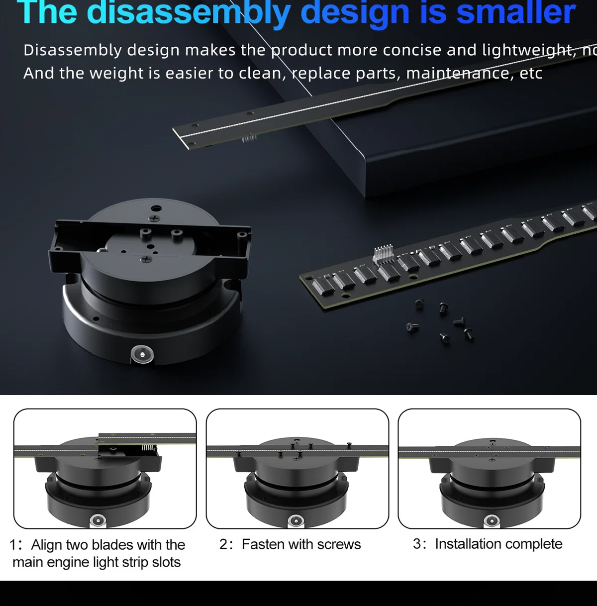 Description Picture 5 of itemPD42 HD 3D Hologram Projector Fan Wifi Display Logo Light Led Sign Holographic Lamp Advertising Light Halloween Christmas Gift