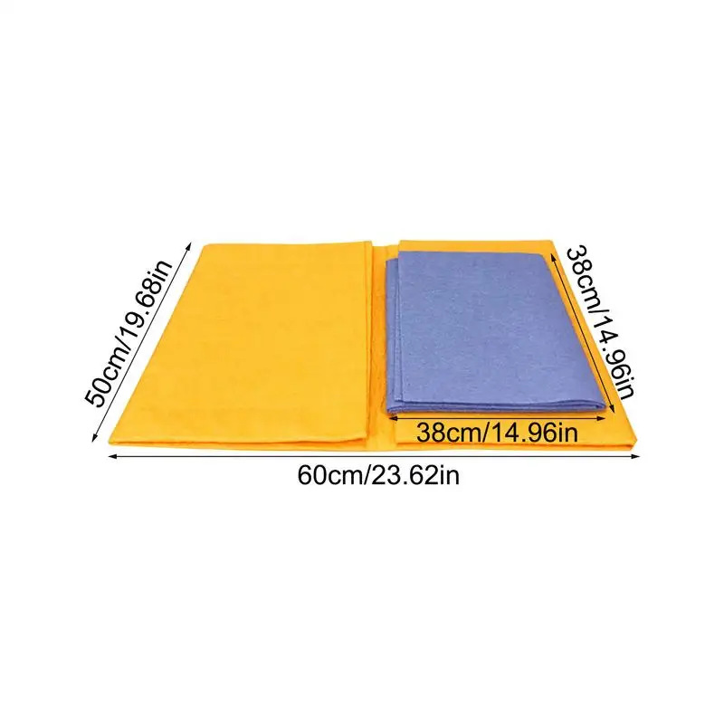 Car Washing Towels 8pcs Super Absorbent Shammy Cloth Reusable Kitchen Chamois Towel Quick Dry Wash Cloth Home Car Cleaning Tools 6