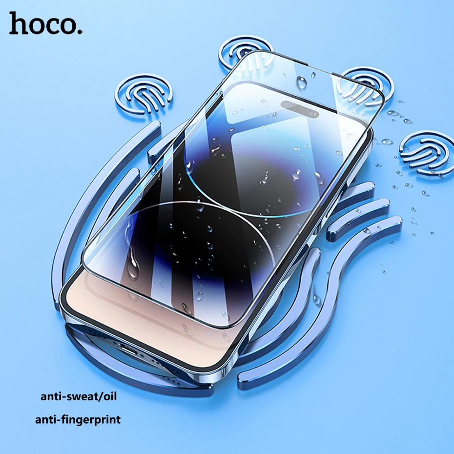 Hoco A33 Full Screen Cover HD Tempered Glass with Installation Tool for iPhone 13 Pro / iPhone 13 Pro Max description image 3