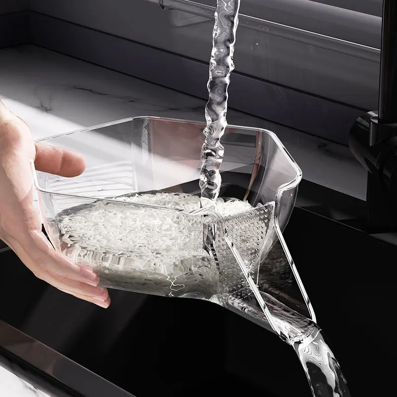 Multifunctional Drain Basket Food Filter Bowl Household Sink Vegetable Basin Fruit Washing Bucket