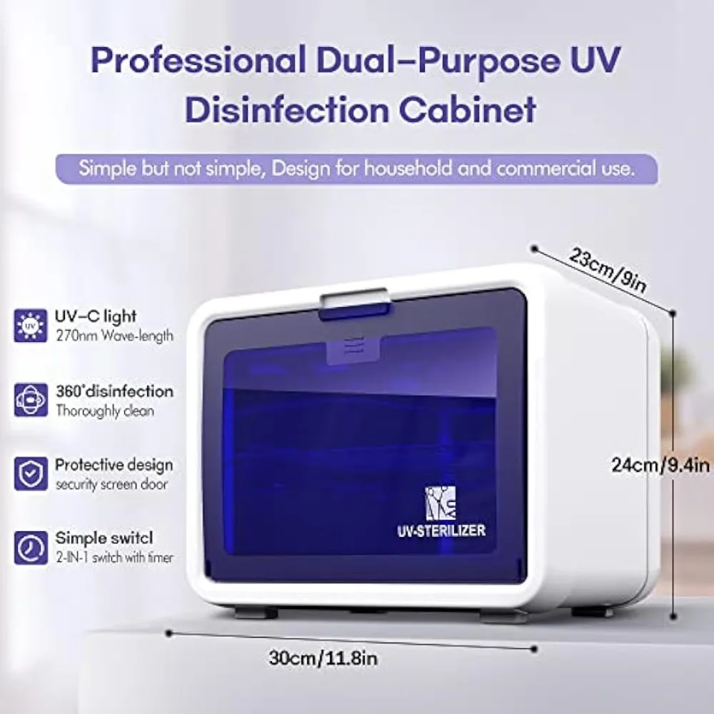 UV Sanitizer Box, LETORS 10L Large Capacity UV Light Sanitizer Box, for Baby Bottles, Toys, Smartphones 2