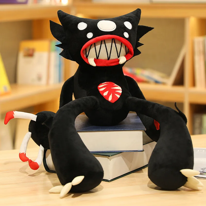 30-50cm Soft Spider Monster Creative Black Poppy Plush Toy Stuffed Animal Doll Pet Boyfriend Kid Son Birthday Funny Gift
