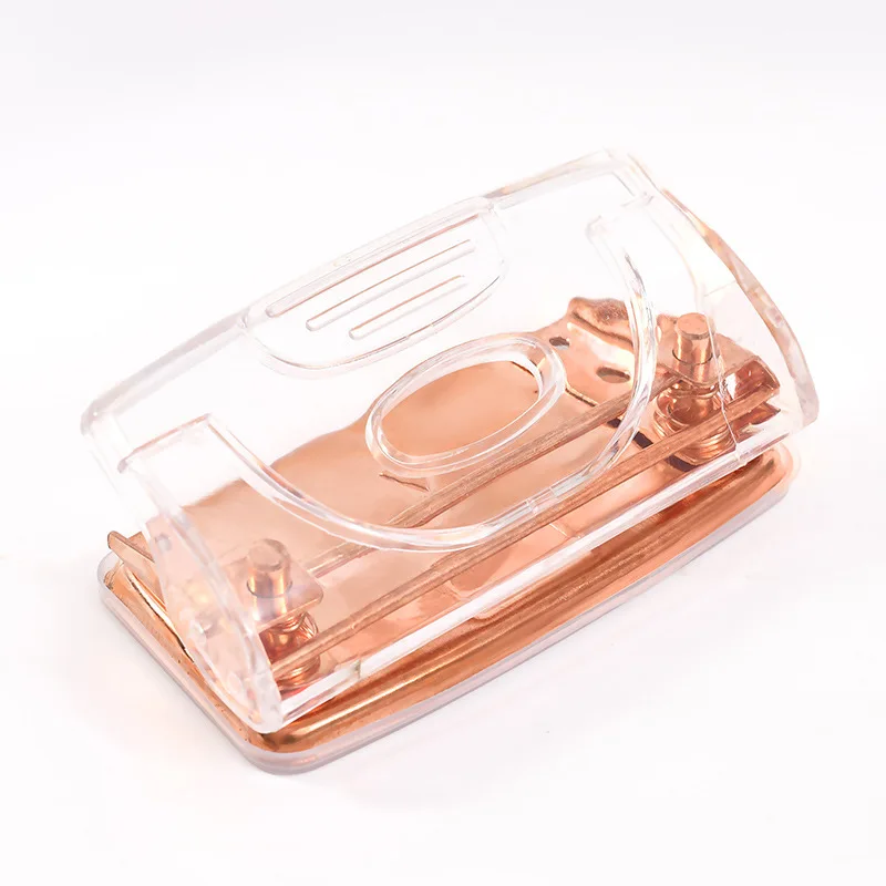 Fashion Rose Gold Stapler Desk Binder Book Paper Stapling Staple Remover Staples Hold Punch School Office Binding Supplies