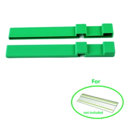 Guide Rail Protective Caps for Track Saw Rails - 2 Pack (Green)
