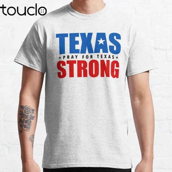 Белая женская футболка с надписью «Молитва за Техас»