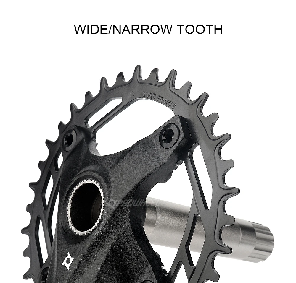 Description Picture 5 of itemProwheel CLAW MTB Crankset 104BCD 170/175MM Round Hole Crank Arms for Bicycle Connecting Rods System 32/34/36/38/40T Chainrings