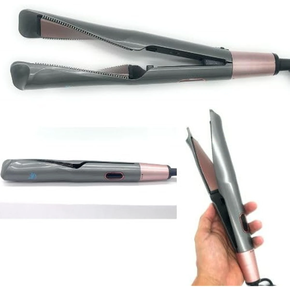 Hair Straightener Curler 2 in 1 Ceramic Tourmaline Twist Straightening Curling Hair Styling Flat Iron Tool Dual Voltage hair straightener,hair curler,hair iron,hair tools