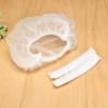 Pack of 50， 21-inch Disposable Non-woven Fabric Shower Cap Dustproof Breathable Headgear Beauty Salon Hair Cap 4