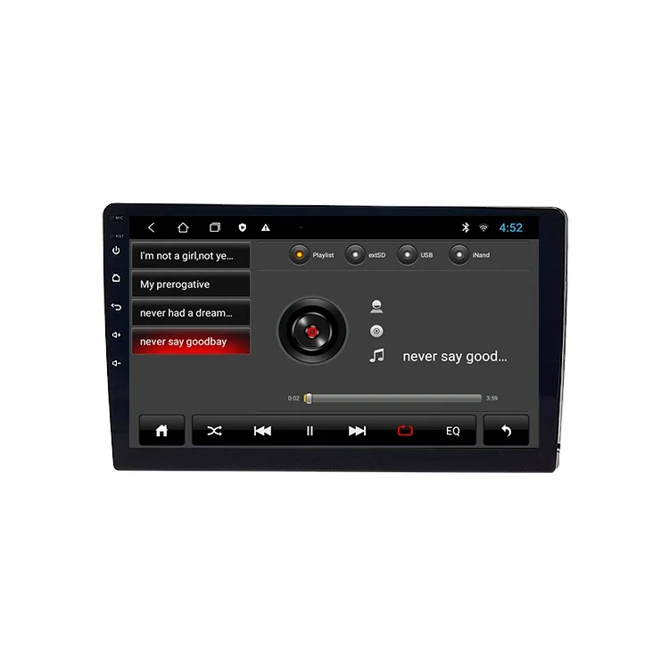 

Flysonic Универсальный двойной Din 10-дюймовый сенсорный телефон с Gps-навигацией Bt автомобильный Dvd-плеер