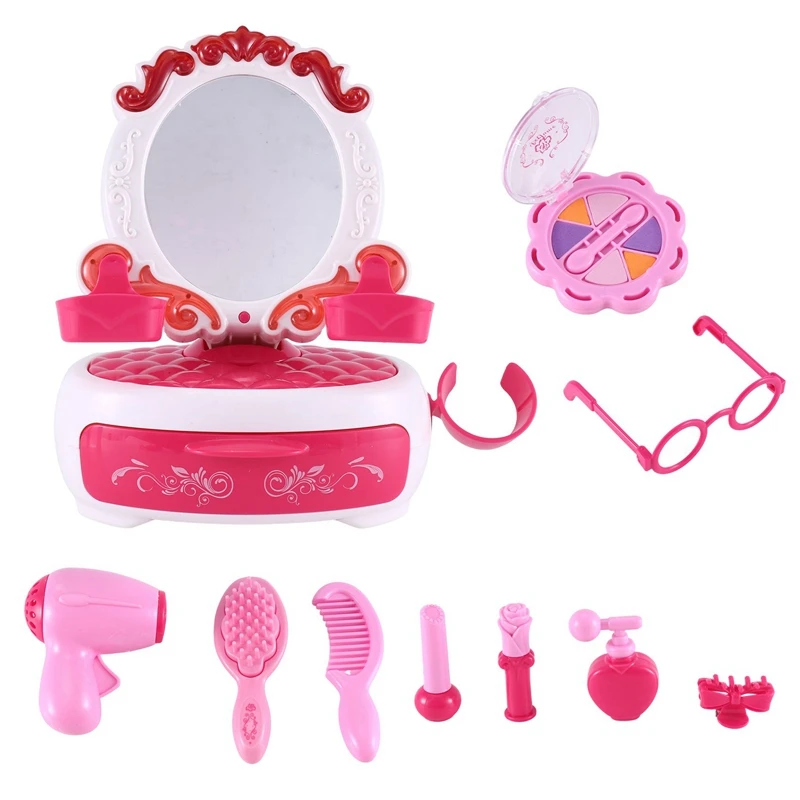 B49B-Yh218-5Ce Household Simulation Dresser Children's Small Home Appliances Toys Boys And Girls Set Music With Lights
