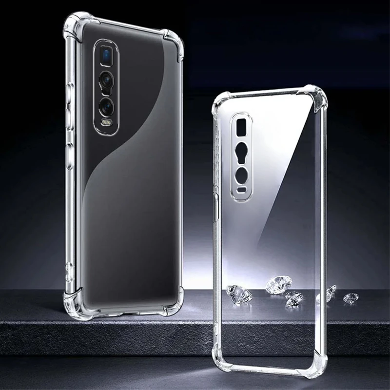 Shockproof Transparent Silicone Protective Cover