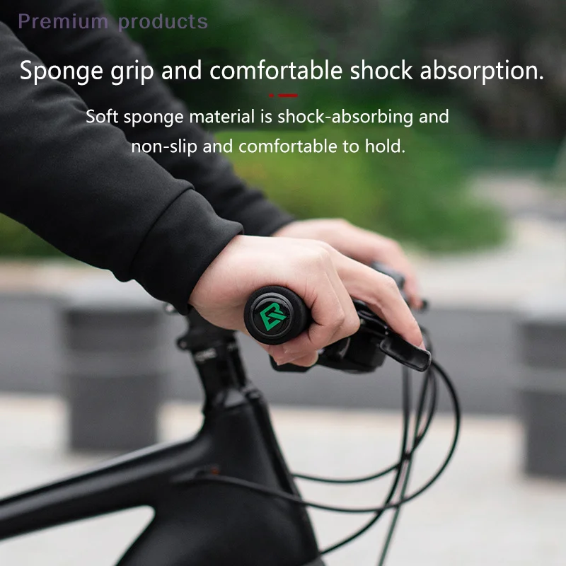 Cycling Bicycle Gear Grips Bike Silicone Sponge Handlebar Soft Ultralight Grips Anti-skid Shock-absorbing Bike Part