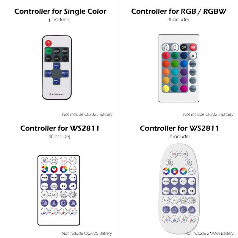 LED 스트립 와이파이 RGBW RGB 컨트롤러 매직 홈, 아마존 알렉사, 구글 어시스턴트와 호환, RGB RGBW WS2811 LED 스트립 12V 24V용