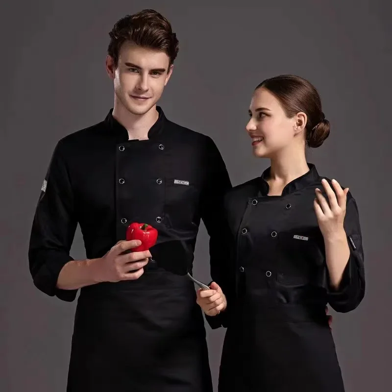 Chef Overalls Men and Women Short-sleeved Summer Hotel Restaurant Canteen Rear Kitchen Breathable Mesh