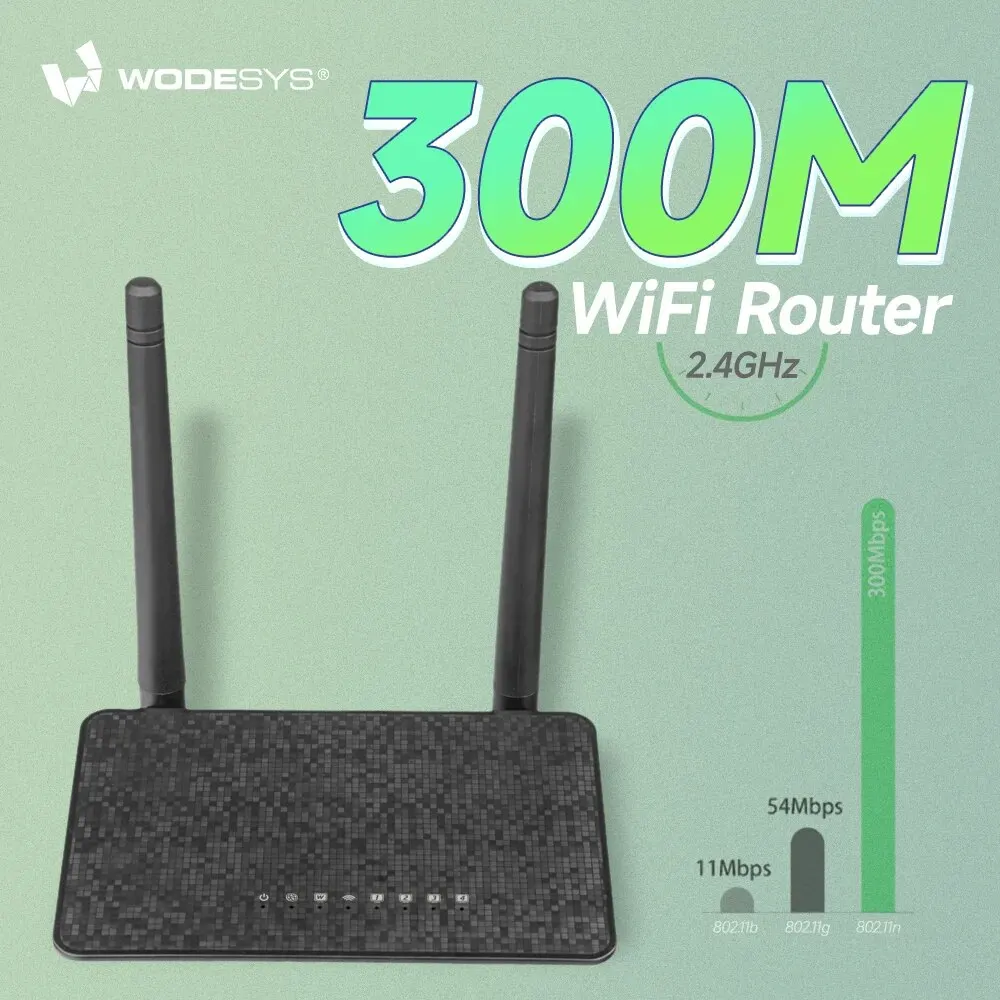 Wodesys 300M Wireless Wifi Repeater Router Wifi 2.4G Access Point Wi Fi Segnale A Lungo Raggio Wifi Bridge