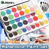 Marie's Watercolor Paint Set in 12/16/28/36 Colors with a Paint Brush for Painting,Writing for Adults, Artists, Students 1