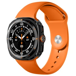 Silicone Sport Loop Bracelet Strap - Ultra 47mm for Galaxy watch ultra (Orange)