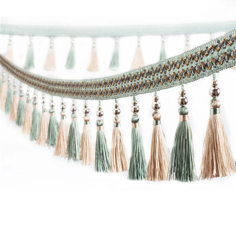 

5 Meter Curtain Fringe Trim Tassel Trimming Lace For DIY Cushion Sofa Upholstery Decor Accessories