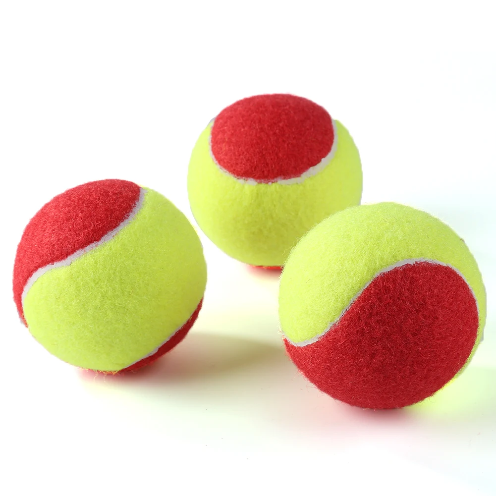 1/6 Pcs Practice Tennis Ball Training Balls Soft Baseballs Squishy Practice Baseballs Rubber Hitting Replacement Balls