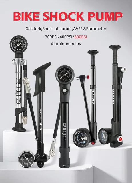 Beto Best Suspension Pump Mtb 600 Psi Shock Pump BETO 400 PSI