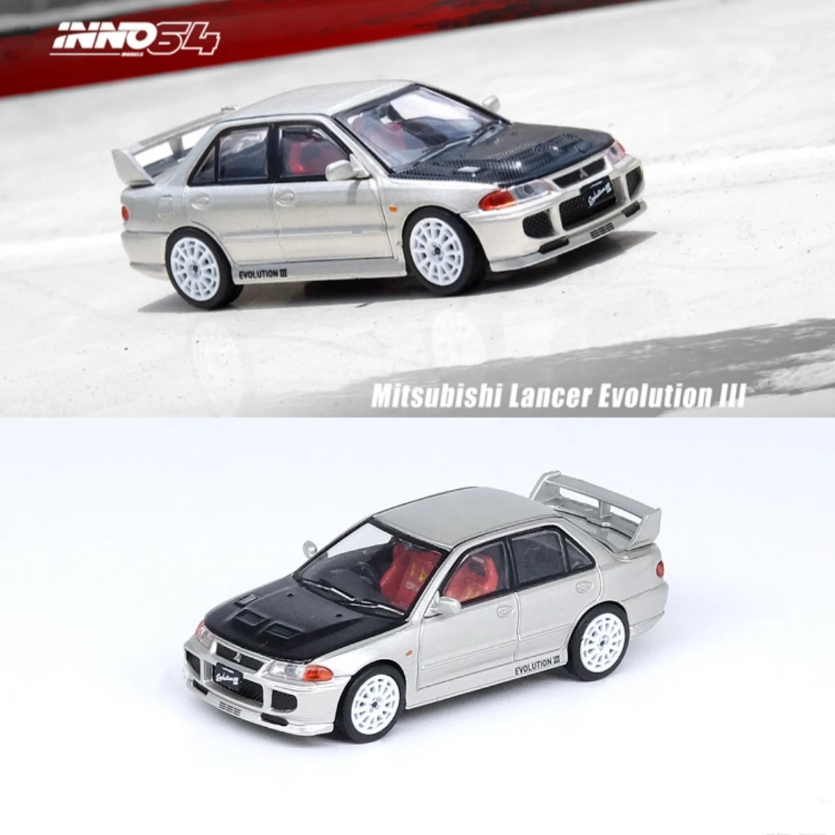 INNO 1:64 Lancer Evolution III EVO литая модель автомобиля