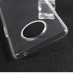 Ultra - Thin Clear and Matte Solid Black Silicone TPU Case - Oneplus 7T (Clear)
