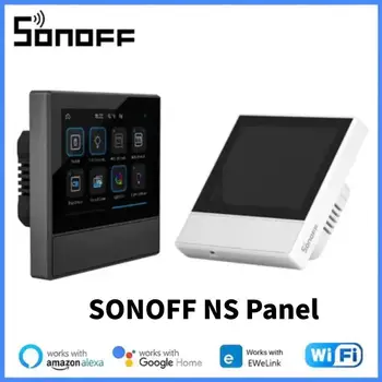 SONOFF NS 패널 스마트 장면 벽 스위치, Ewelink Alexa Google Home으로 앱 제어, EU/ US Wi-Fi 스마트 온도조절기 디스플레이 스위치
