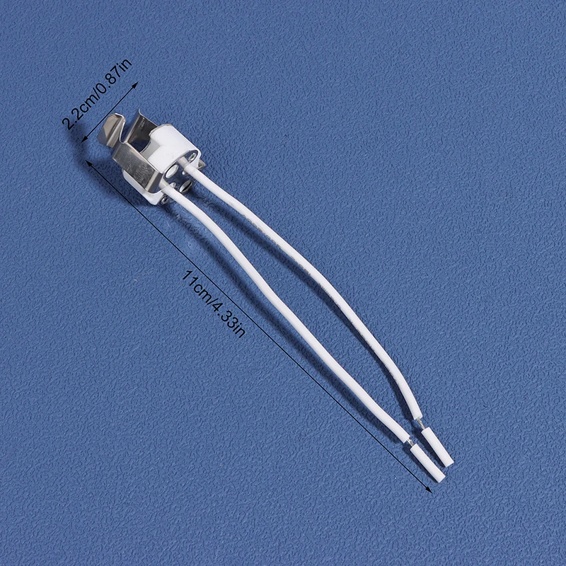 MR16 GU5.3 G5.3 Lamp Holder Bulb Base with Wire Ceramic Halogen Socket Pottery Connector 250V Led Light 3PCS New