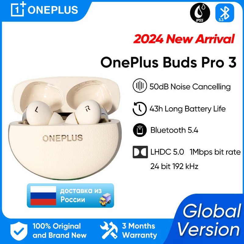 Oneplus buds Pro ホワイト　グローバル版 2024 New Global Version Oneplus Buds Pro 3 TWS Bluetooth