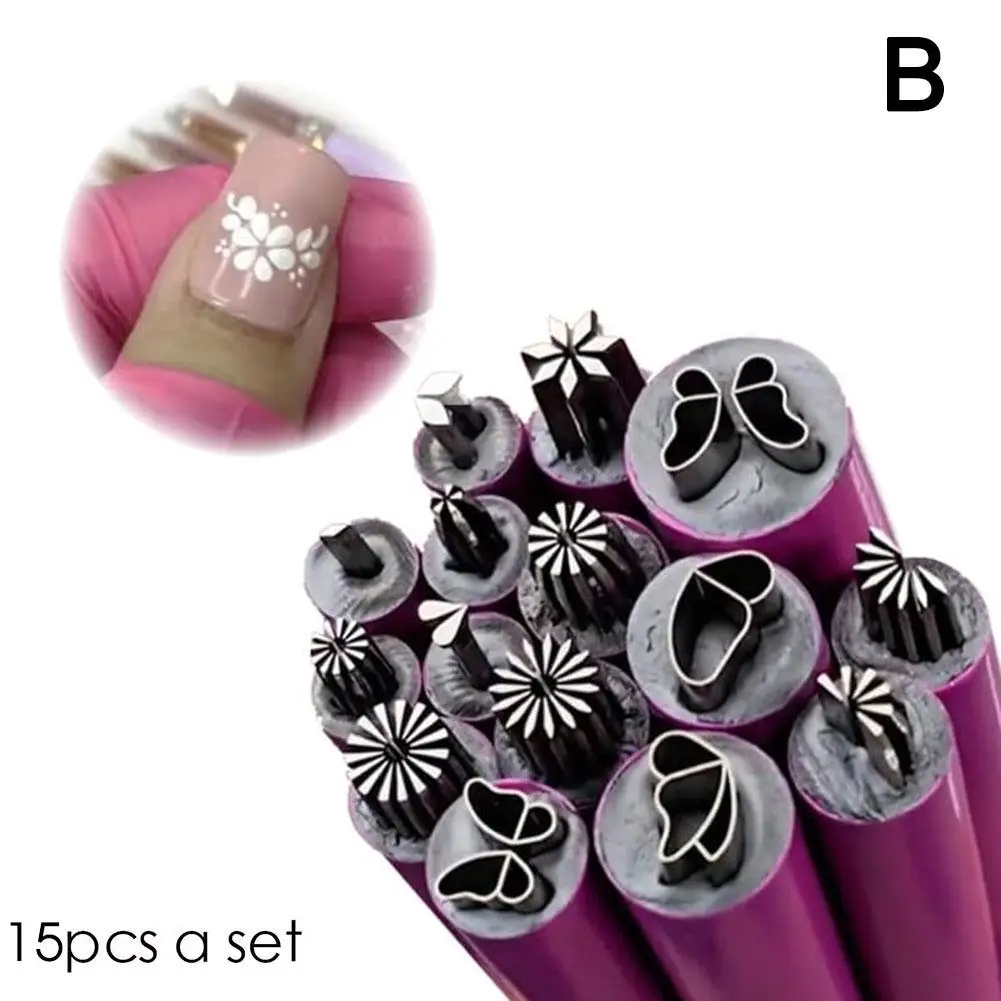 6PCS Creative Nail Art Stamp Pen Sets For DIY Enthusiasts Professional Simple Nail Graffiti Art Ornament Tool For Girl And M3Q6
