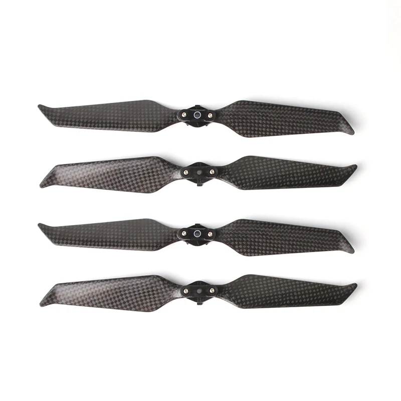 Drone Propeller Drone Propellers Drone Propeller Blades Propeller Replacement Parts 4pcs Carbon Fiber Propeller 8743F Propellers Low Noise Blade Prop for DJI Mavic 2 Pro Zoom Drone Accessories