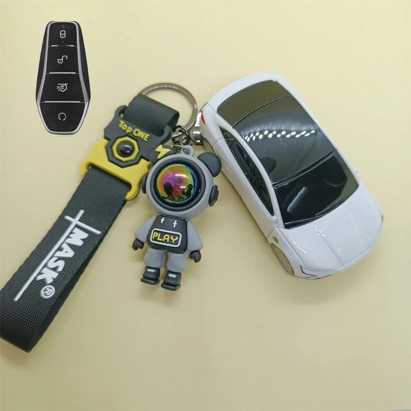 

ICAR For BYD Seal Car Styling for BYD Qin Plusdmi Atto 3 Han EV Dolphin Smart Remote Car Key Case Cover Holder Housing Keychian