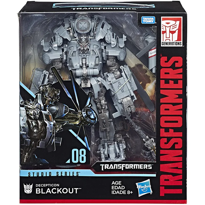 Studio Series ~ Decepticon BLACKOUT #08 FIGURE ~ Leader Class Transformers 