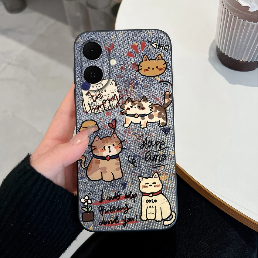 Pretty Flowers Pattern Full Coverage Soft Silicone Phone Case Cover