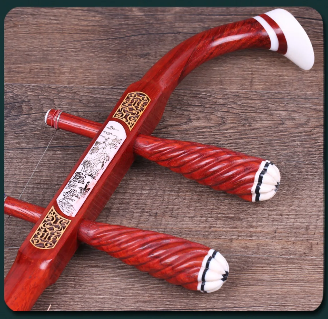 Zhonghu Alto Erhu Red rosewood Chinese stringed instruments