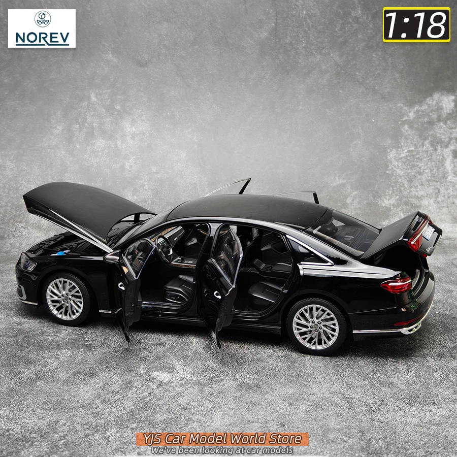 NOREV diecast model 1:18 Audi A8L 2017 A8 Metal material car model