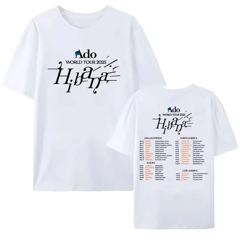 Ado WORLDTOUR 2025 「Hibana」 ライブTシャツ M 新品 Ado World Tour 2025 Hibana Tshirt Japan Saitama XXL Black