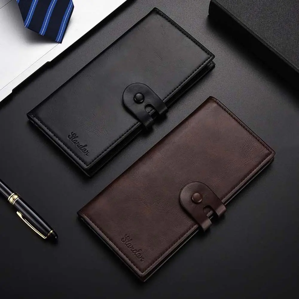 Portable Ultra-thin Money Bag Credit Card Bag Multi-slot PU Leather ID Card Cover Men Wallet Business Card Holder Coin Purse