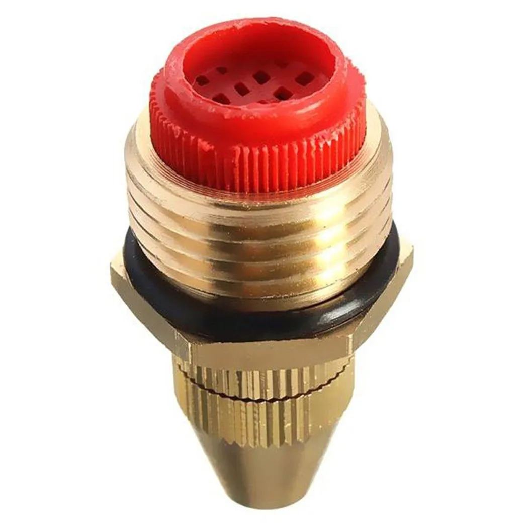 

1/2 Inch Brass Adjustable Sprinkler Garden Lawn Atomizing Water Spray Nozzle Adjustable Agricultural Water Flow Misting Nozzles