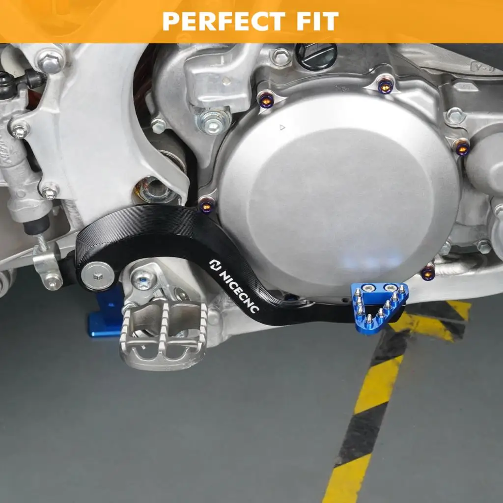 ジータ トリガーブレーキペダル BLUE YZ125/125X/250/250X F6911 ZETA