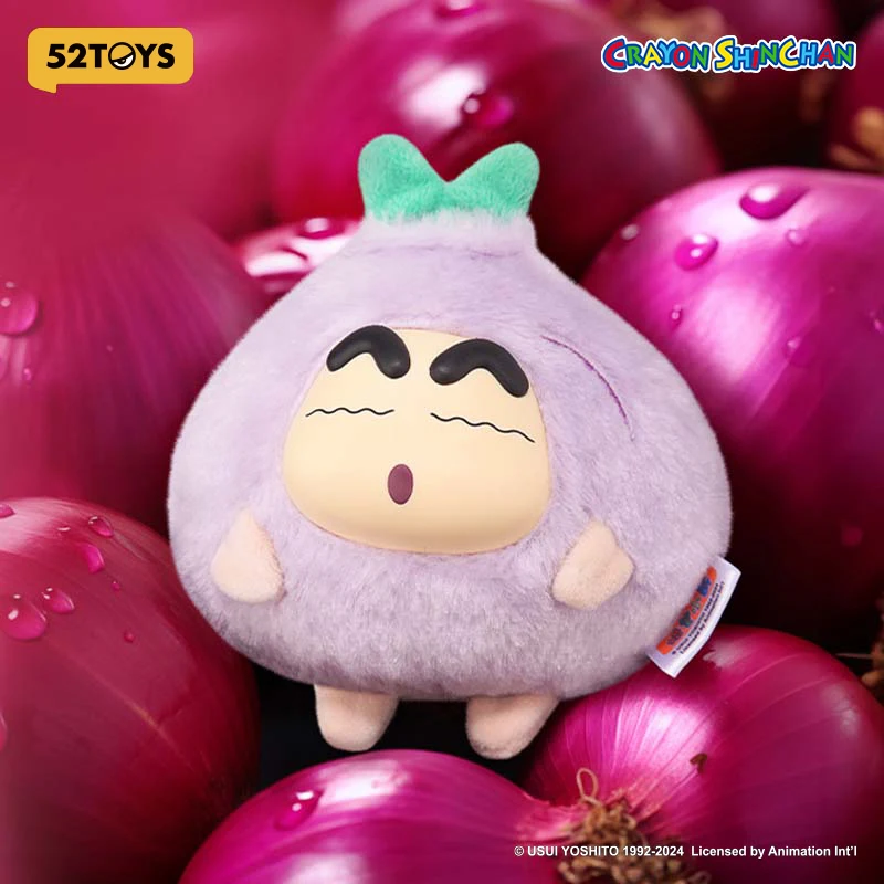 chinchan 52TOYS Crayon shinchan-XS Vegetable shin Plush Blind Box, Mystery