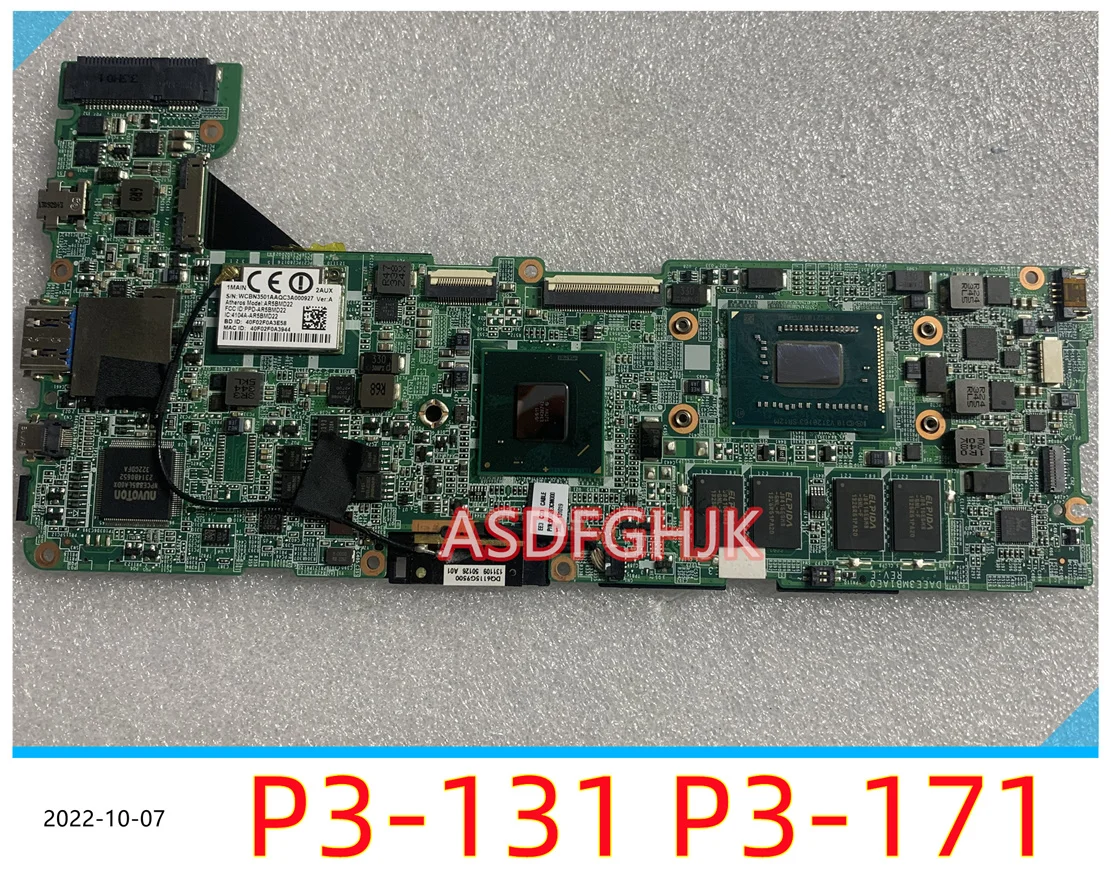 

Оригинальная материнская плата KN0600N002 для Acer Aspire Ultrabook P3-131 SR12M 2129Y CPU DAEE3MB1AE0 DAEE3MB1AE0 TESE OK