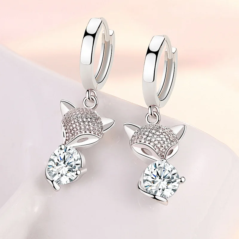 Orecchini Testa di Volpe in Argento 925 - Jewels